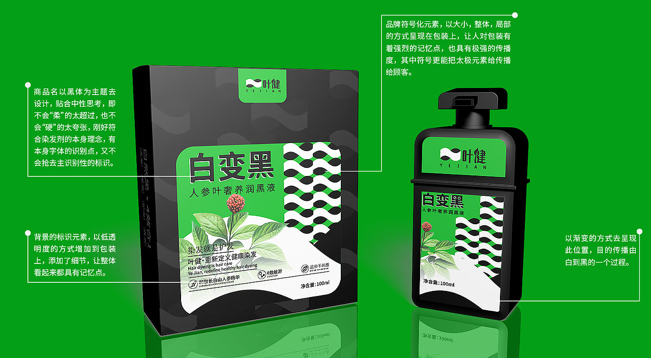 日化产品包装设计/染发产品包装/护发产品包装/美妆