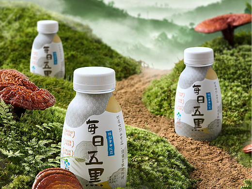 饮品拍摄｜李子园五黑奶✖乐柠视觉