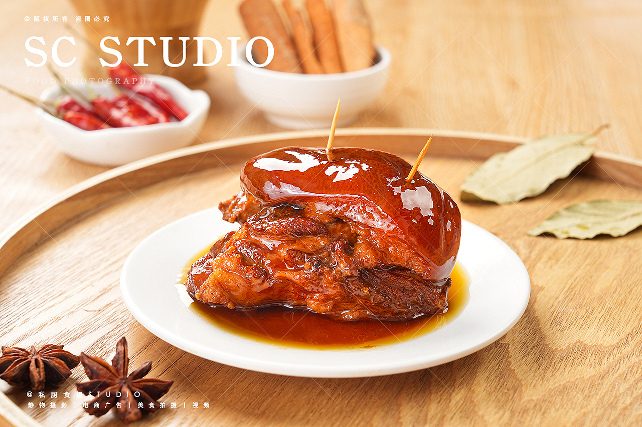 私厨食摄把子肉｜卤肉饭｜武汉美食拍摄｜酒店餐饮菜品（图ZMzczNTU4NTUy） - 美食摄影 - 站酷设计师私厨食摄STUDIO原创素材 - 站酷ZCOOL