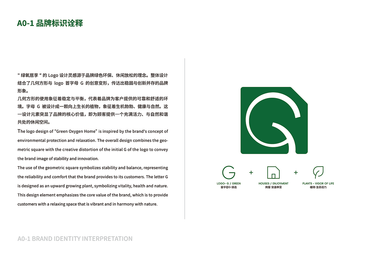 【绿氧居享】品牌Vi设计 logo&包装IP设计