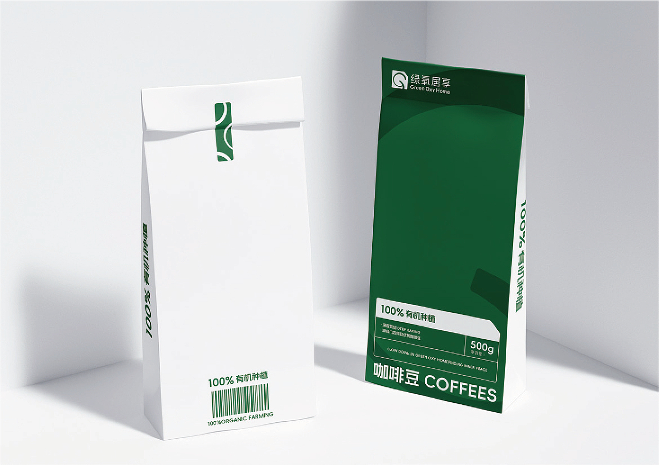 【绿氧居享】品牌Vi设计 logo&包装IP设计