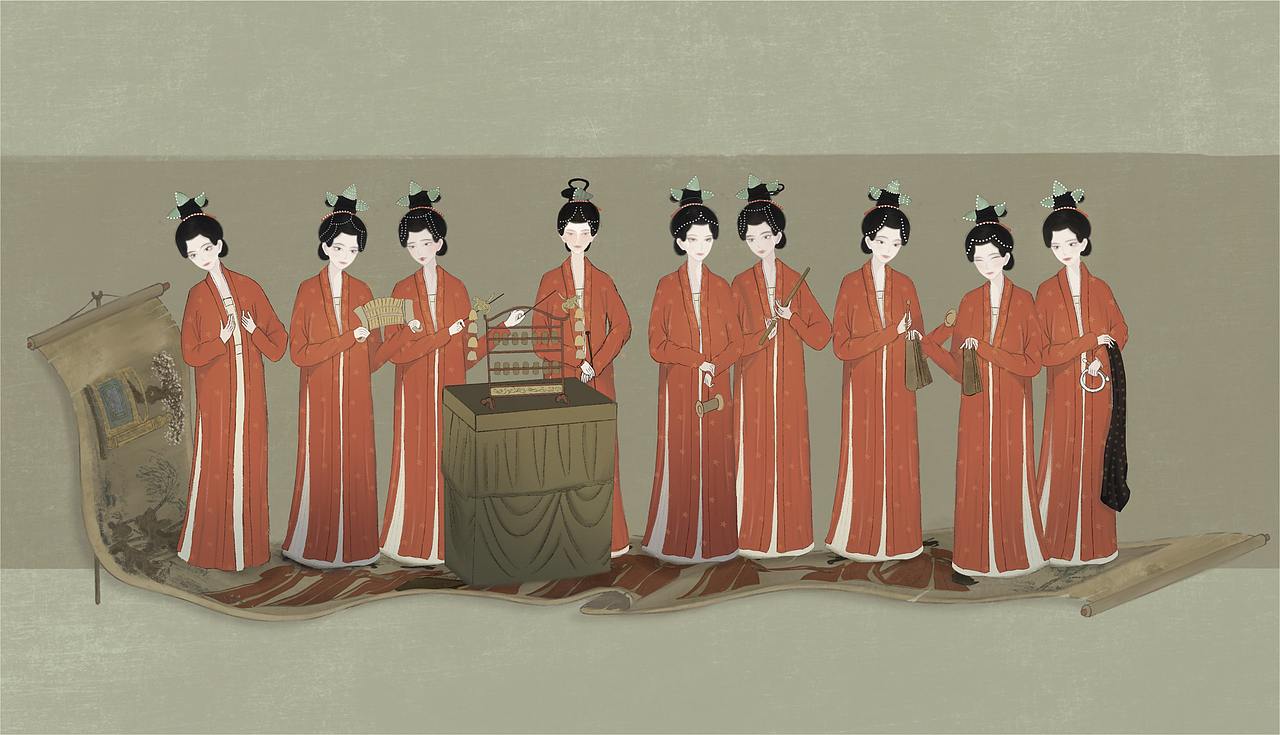 宋韵绘本:《雅颂》及动画短片(图ZMzczNTYxOTIw) - 绘本 - 站酷设计师良月二三原创素材 - 站酷ZCOOL