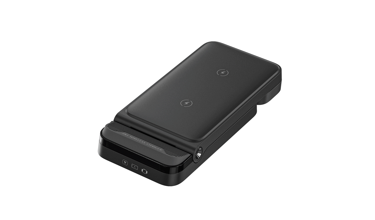 亚马逊产品动画渲染,3合1无线充电站产品视频