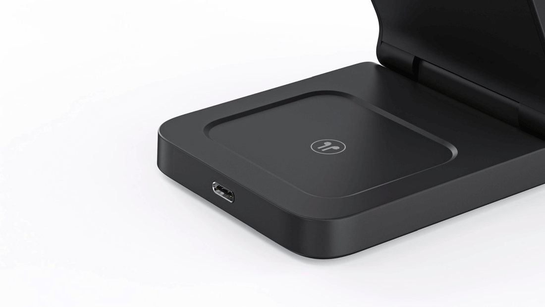 亚马逊产品动画渲染,3合1无线充电站产品视频