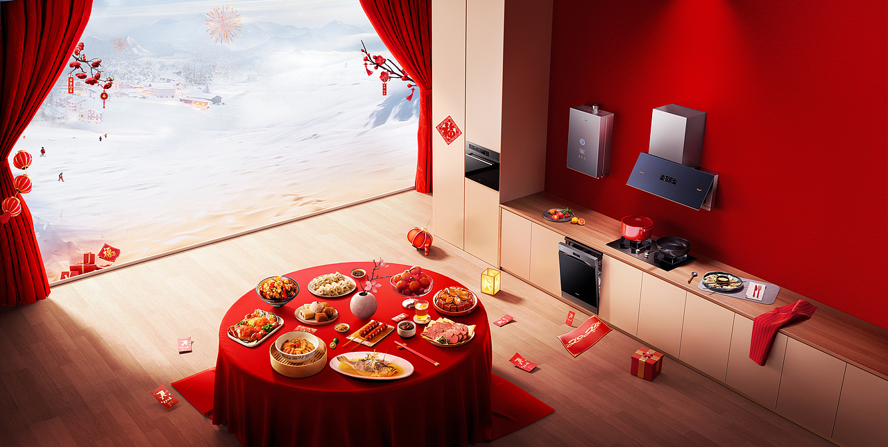 VATTI华帝、万家乐场景渲染（图ZMzczNTY5NTA0） - 产品 - 站酷设计师勿忘初梦原创素材 - 站酷ZCOOL