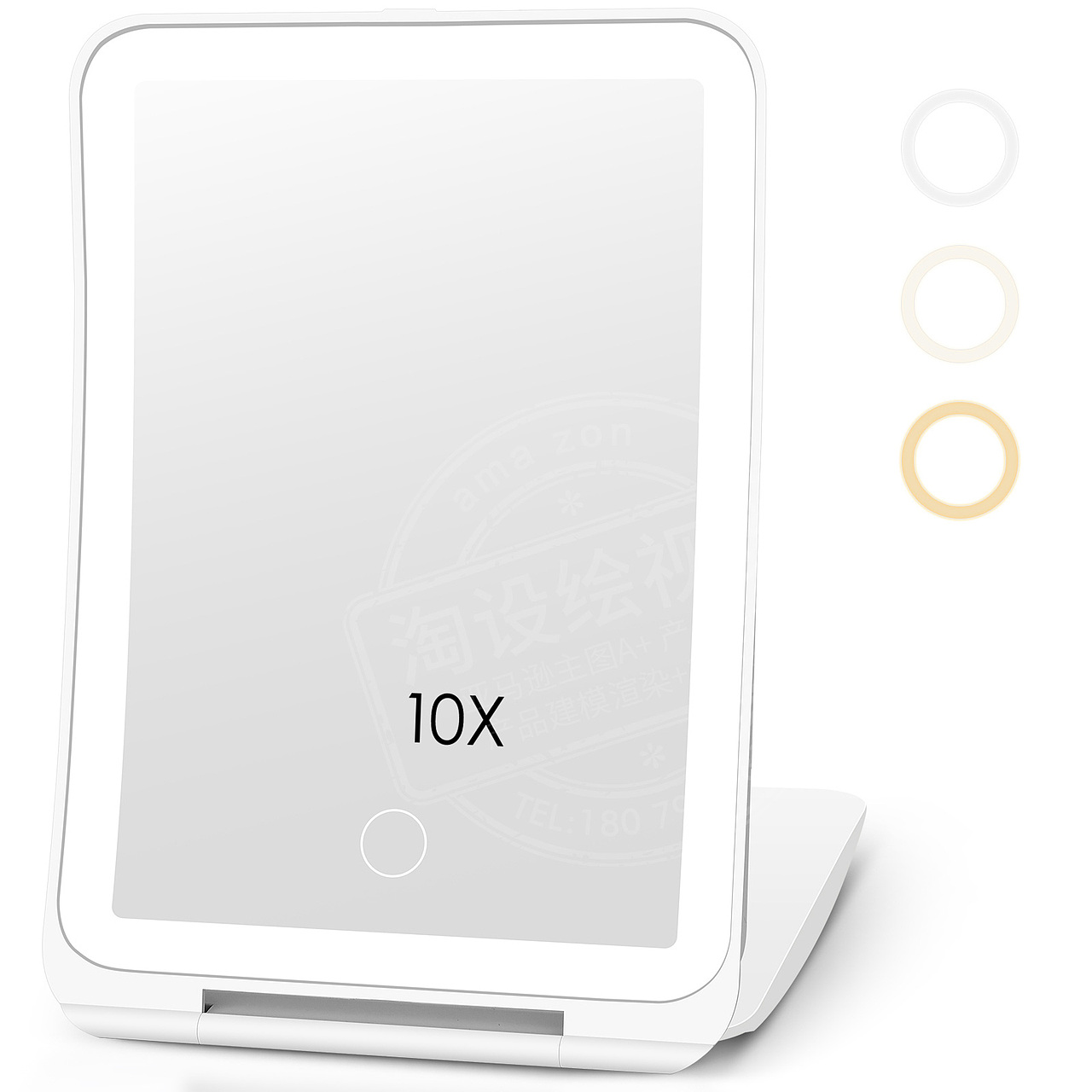 亚马逊化妆镜产品图片拍摄亚马逊主图A+设计