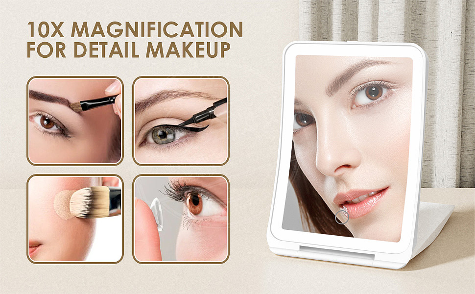 亚马逊化妆镜产品图片拍摄亚马逊主图A+设计