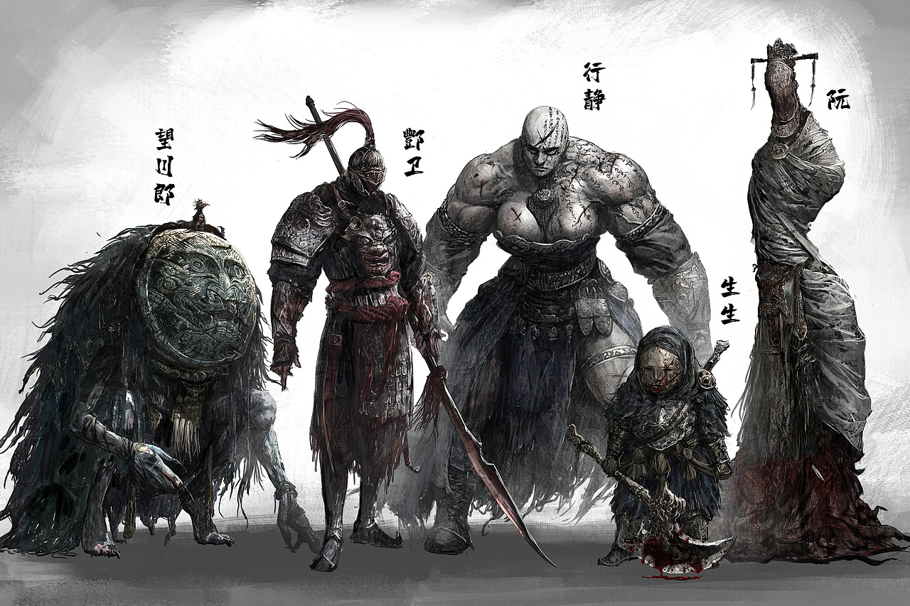 不厄钦 百人图合集（图ZMzczNTcwNjk2） - 概念设定 - 站酷设计师格子的乱七八糟原创素材 - 站酷ZCOOL