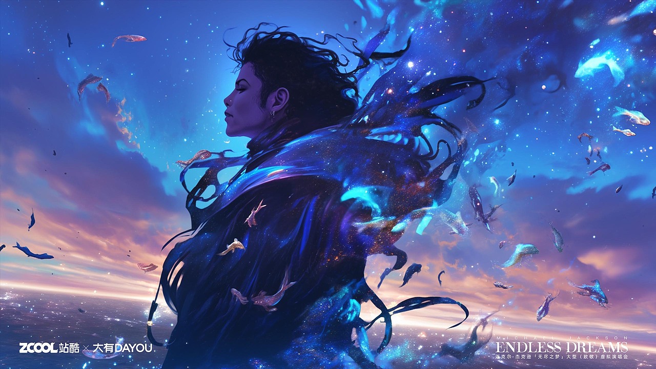 [无尽之梦] 星际热舞 迈克尔·杰克逊的宇宙传说（图ZMzczNTcxNTY4） - 海报 - 站酷设计师阿Aa恒原创素材 - 站酷ZCOOL