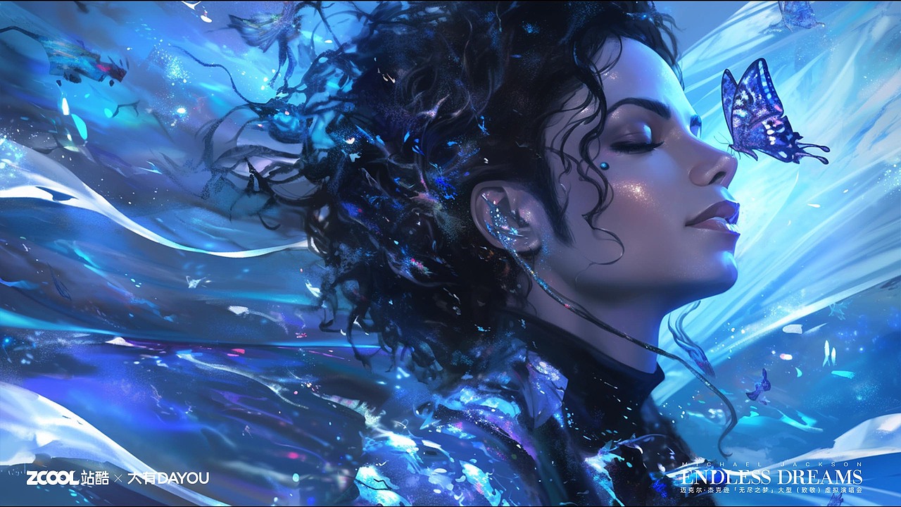 [无尽之梦] 迈克尔·杰克逊的灵动之美（图ZMzczNTcyNTAw） - 海报 - 站酷设计师阿Aa恒原创素材 - 站酷ZCOOL