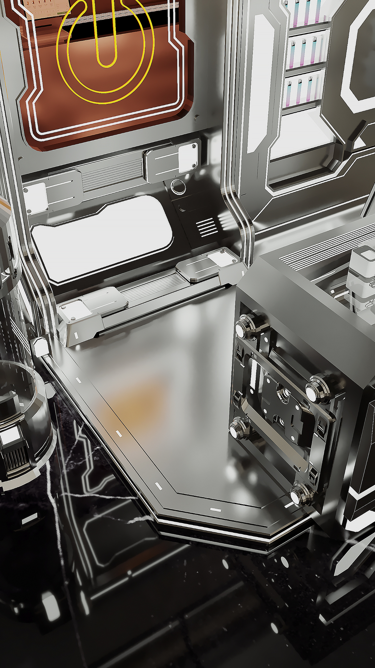 未来科技风商业中岛展台