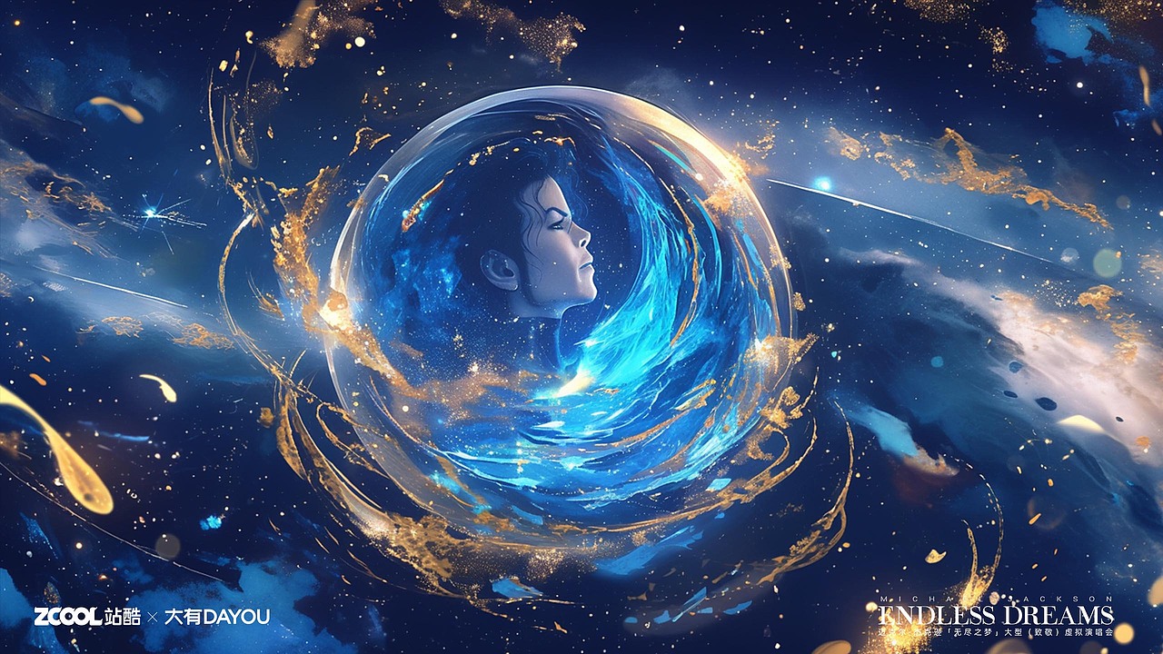无尽之梦：[致敬] 迈克尔·杰克逊（图ZMzczNTcyNTYw） - 海报 - 站酷设计师阿Aa恒原创素材 - 站酷ZCOOL