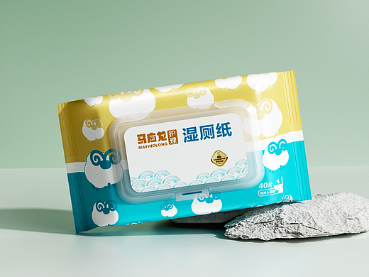 马应龙-湿厕纸 电商视觉设计|湿巾/湿厕纸详情页