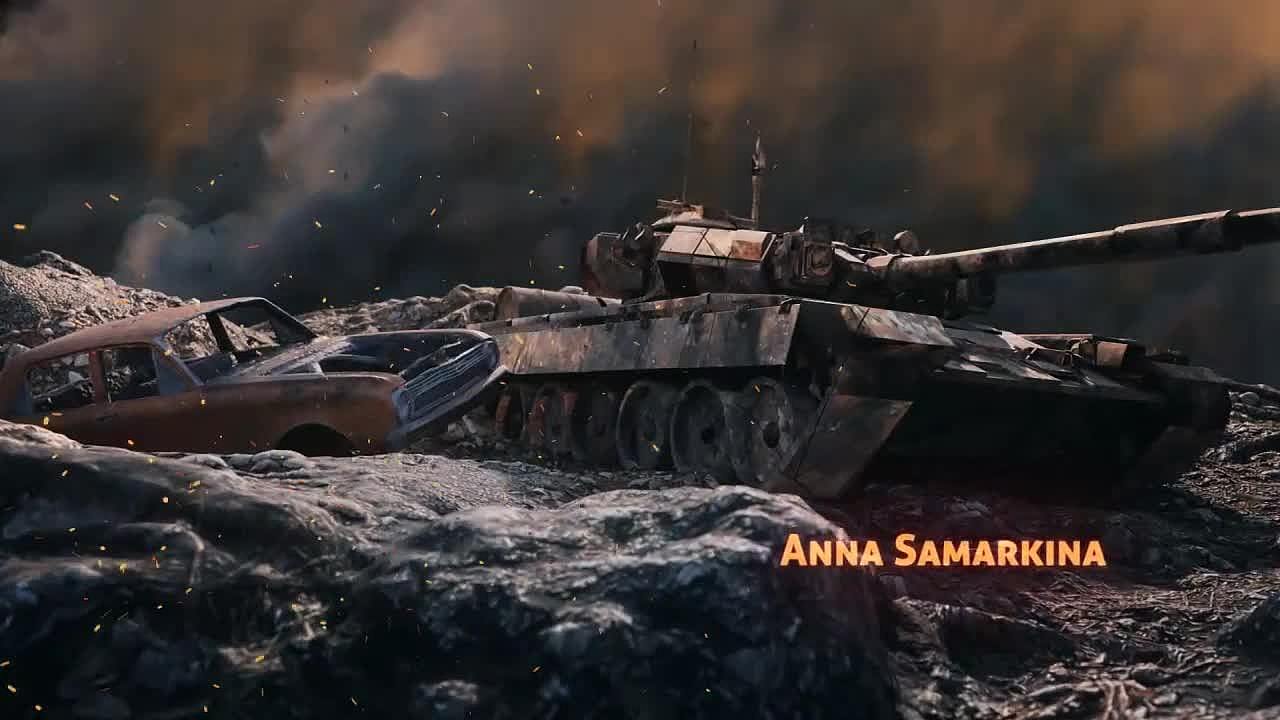 PR模板|3D战争场景史诗般视频标题介绍电影预告片片头