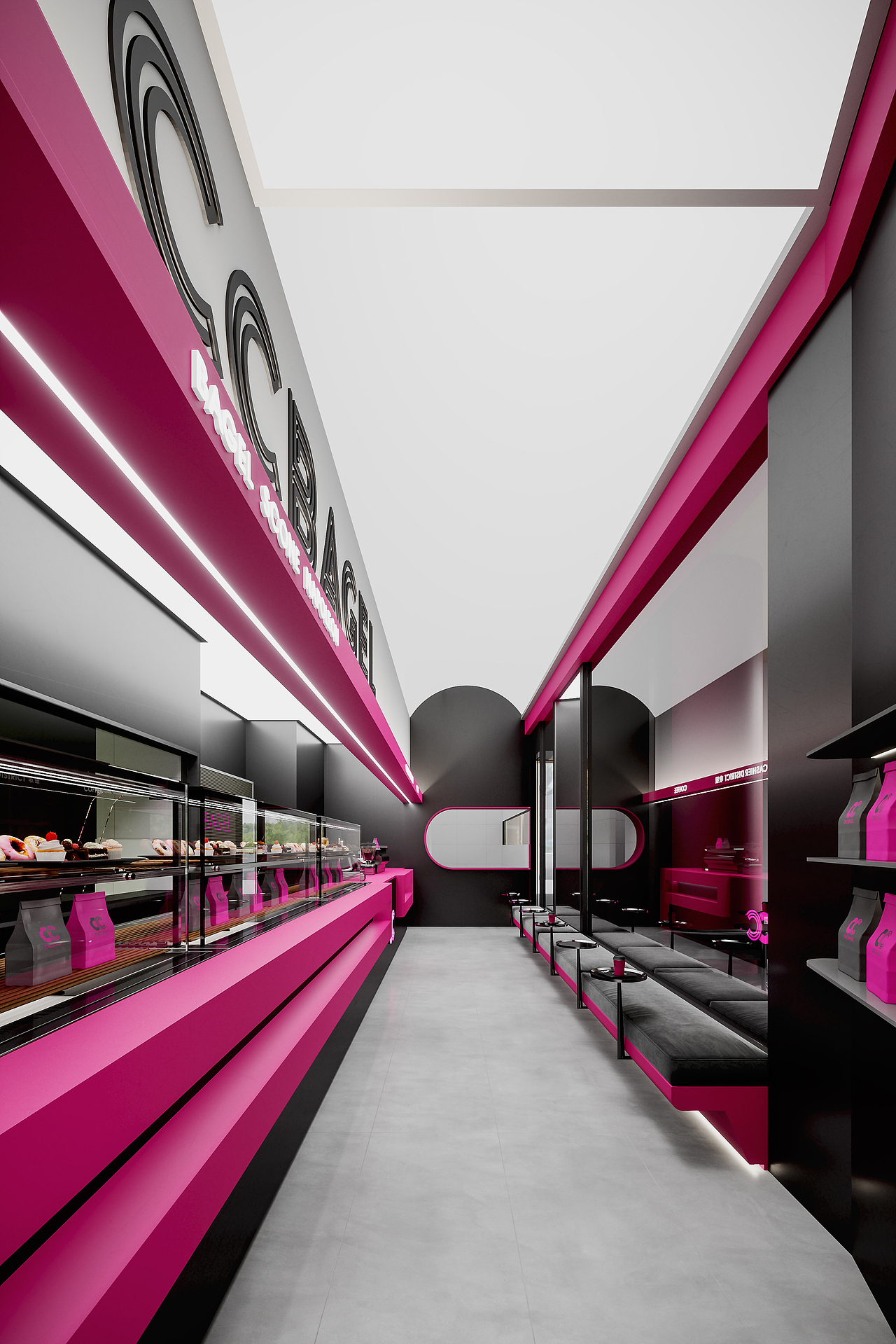 OXD新作丨C＆C BAGEL • 西西贝果（图ZMzczNTgwNTIw） - 商业空间设计 - 站酷设计师OXDGROUP大姚原创素材 - 站酷ZCOOL