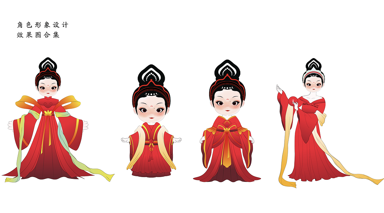 靳小主鲜炖燕窝卡通IP设计|东方娃娃