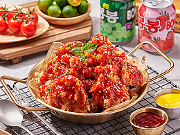 美食照片 文字处理