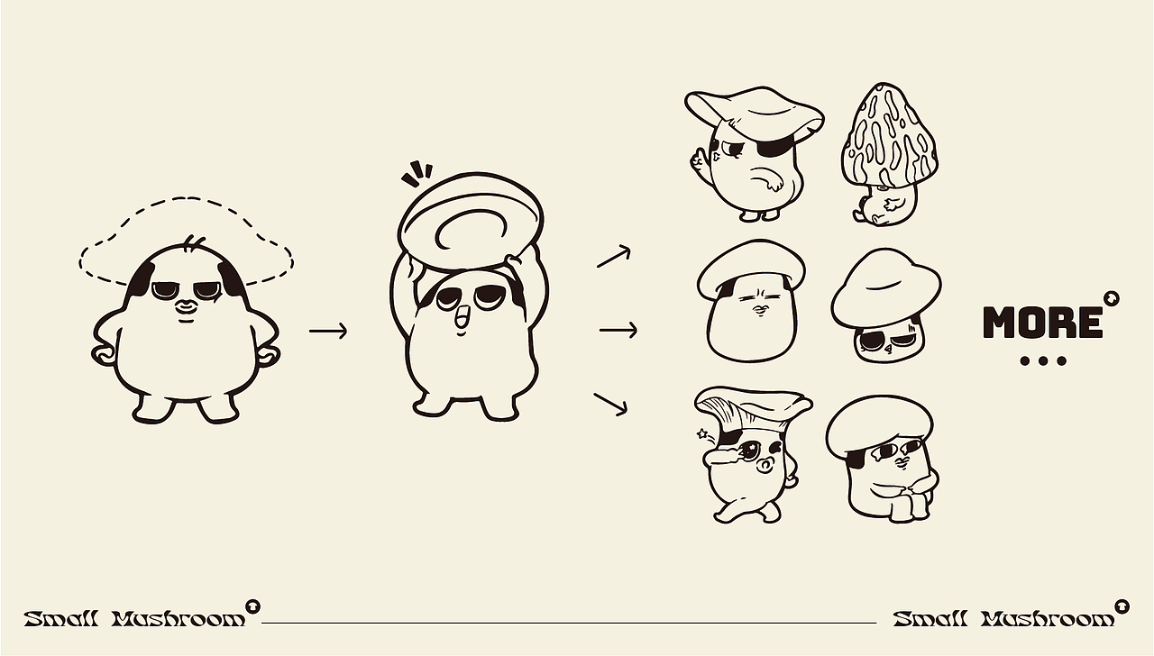 MOKUUE!MOKUUE!蘑菇人IP设定（图ZMzczNTg5MzYw） - IP形象 - 站酷设计师李家生原创素材 - 站酷ZCOOL