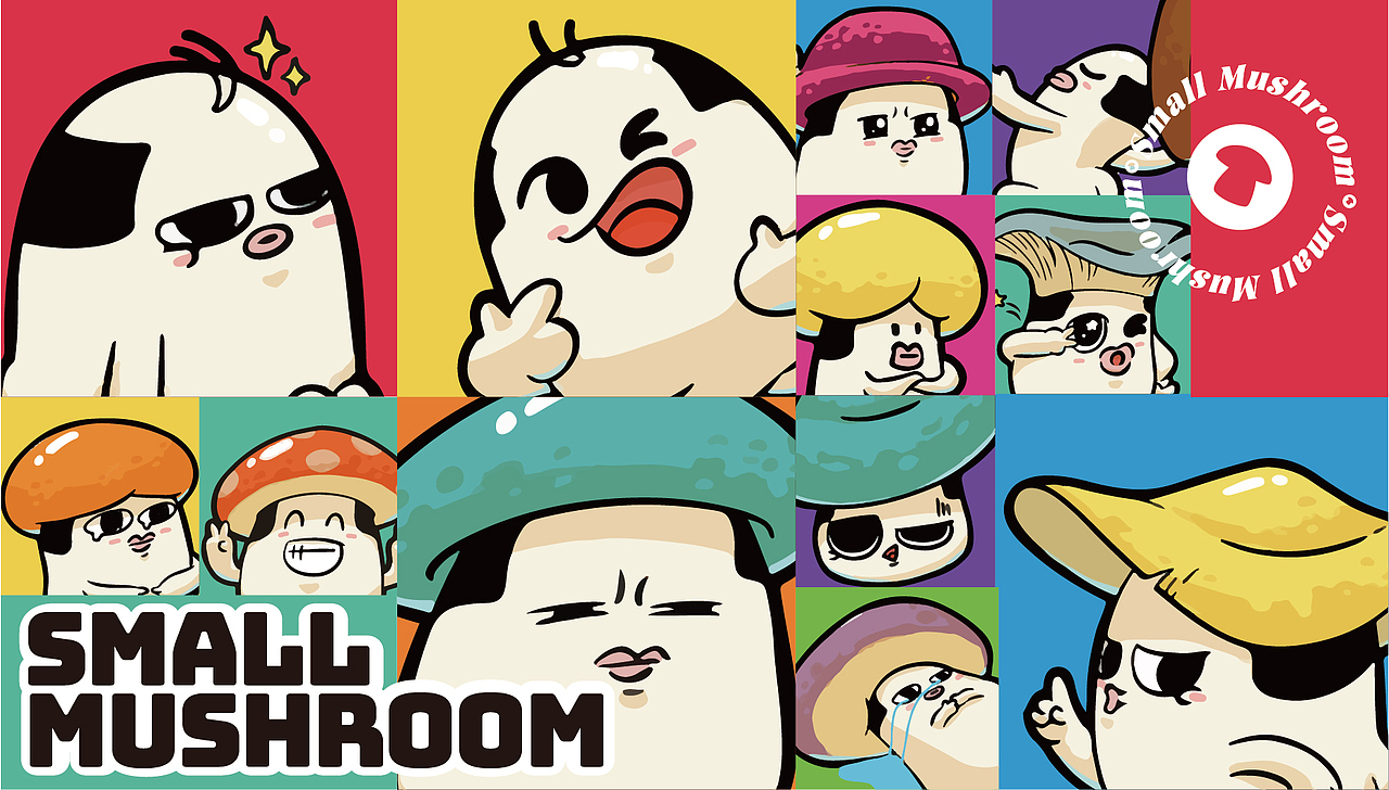 MOKUUE!MOKUUE!蘑菇人IP设定（图ZMzczNTg5MzY4） - IP形象 - 站酷设计师李家生原创素材 - 站酷ZCOOL