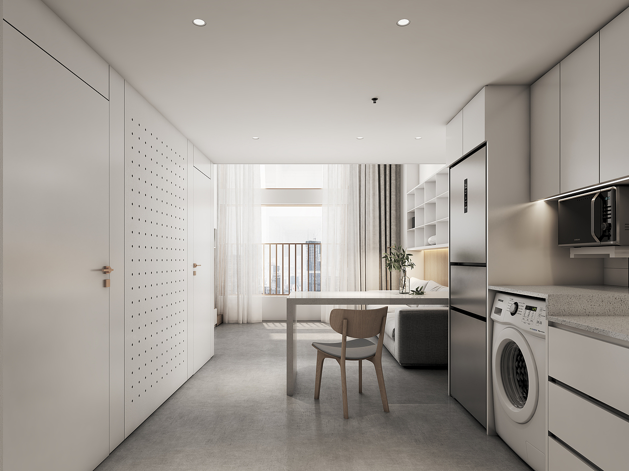 中粮云景公寓:极小空间住宅设计的典范