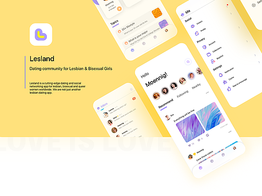 Lesland-Dating App for Lesbian
