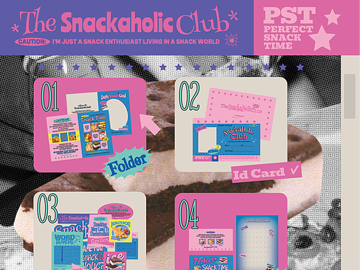 The SnackaHolic Club 周边设计