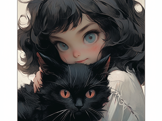 陪伴我的寵物（個人主頁-ZNjkxMTY5MTY=） - AI作品 - 站酷設(shè)計師LycheeX原創(chuàng)素材 - 站酷ZCOOL