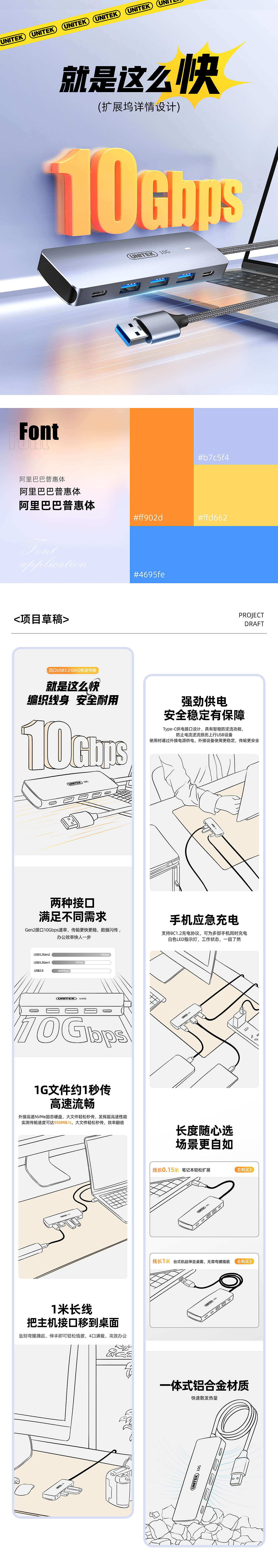 扩展坞详情设计（图ZMzczNjI5MzEy） - 电商 - 站酷设计师阿垚yao原创素材 - 站酷ZCOOL