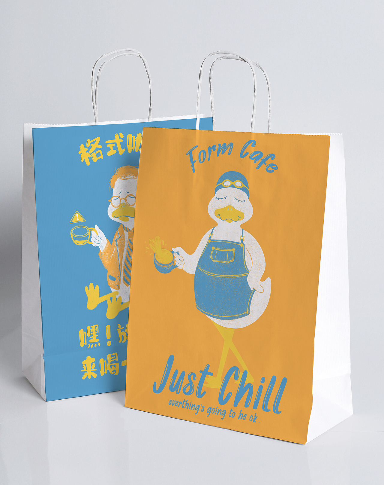 咖啡包装视觉｜chill感咖啡鸭品牌（图ZMzczNjI5NzMy） - 商业插画 - 站酷设计师Tekira原创素材 - 站酷ZCOOL