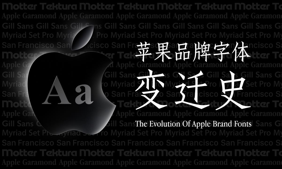 苹果品牌字体变迁史(图ZMTQ4NTAwMDg=) - 资讯 - 站酷设计师Ye_susu原创素材 - 站酷ZCOOL