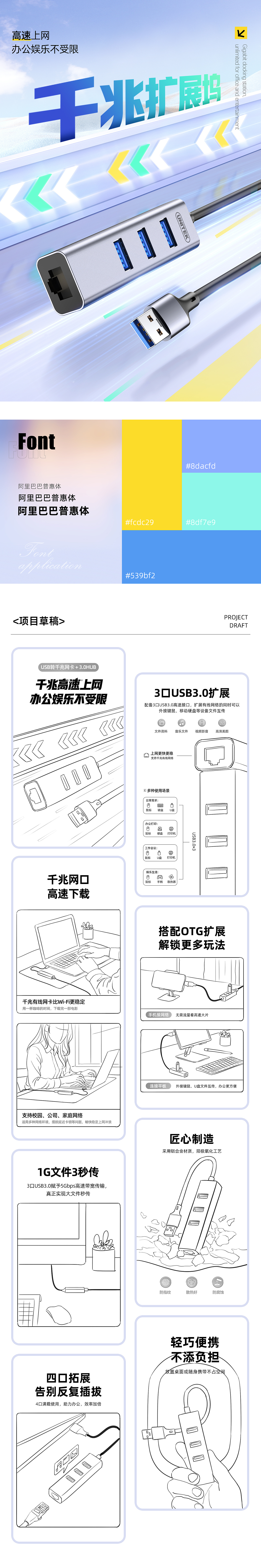 扩展坞详情设计（图ZMzczNjMzMjc2） - 电商 - 站酷设计师阿垚yao原创素材 - 站酷ZCOOL