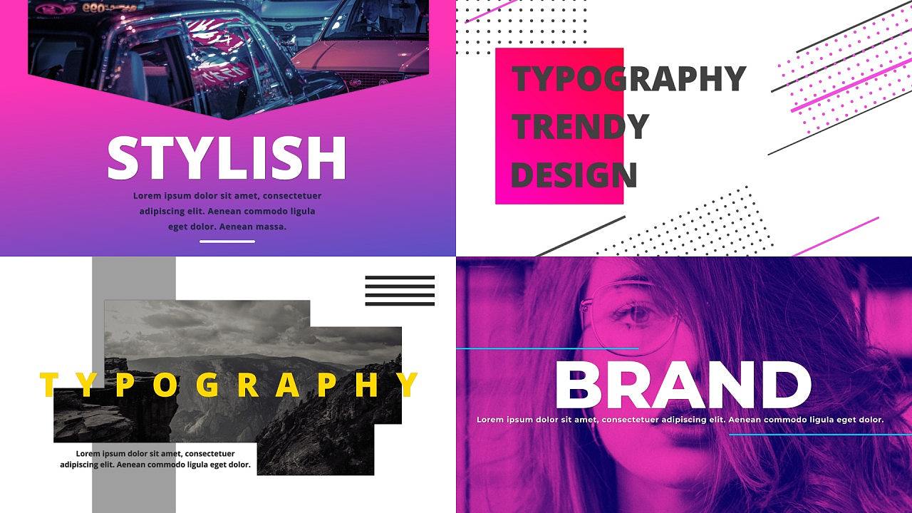 PR模板|活力酷炫设计多彩形状高级版式标题广告旅行（图ZMzczNjQzMzAw） - 影视后期 - 站酷设计师猿文件网官方账号原创素材 - 站酷ZCOOL