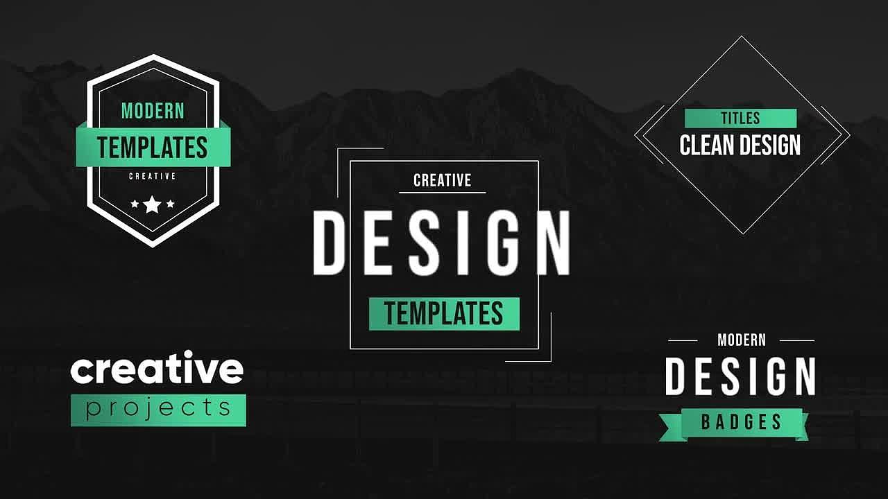 PR模板|简约酷炫高级标题展示企业商业社交媒体动画