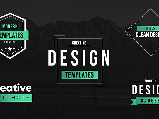 PR模板|简约酷炫高级标题展示企业商业社交媒体动画