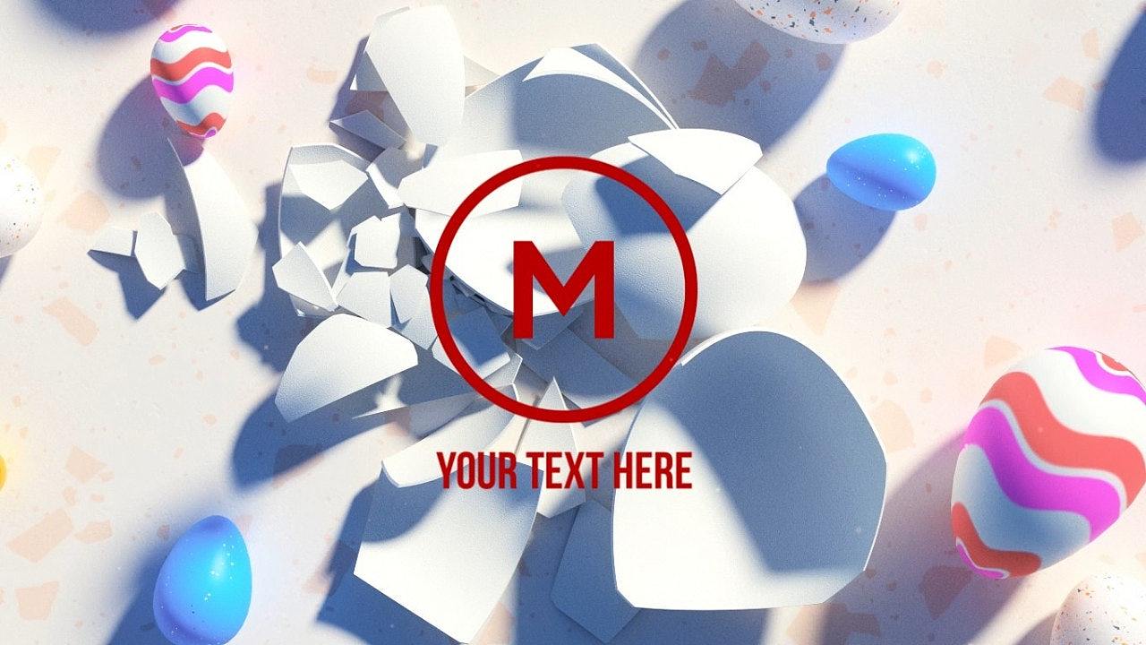 PR模板|简洁创意彩蛋破裂标志LOGO演绎广告活动促销（图ZMzczNjQ0ODg0） - 影视后期 - 站酷设计师猿文件网官方账号原创素材 - 站酷ZCOOL