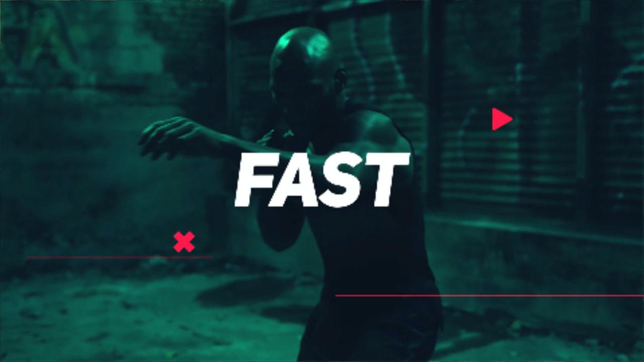 PR模板|时尚清新风格动态图形元素故障效果视频展示