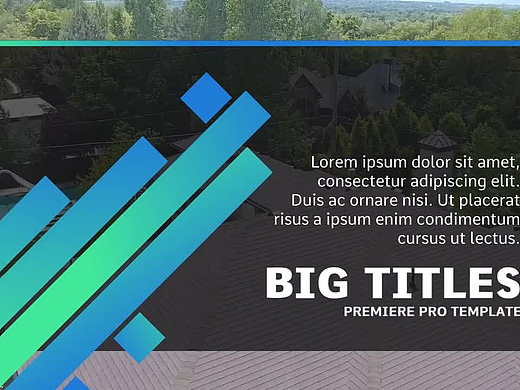 PR模板|优雅全屏动画大标题展示电视节目活动促销视频