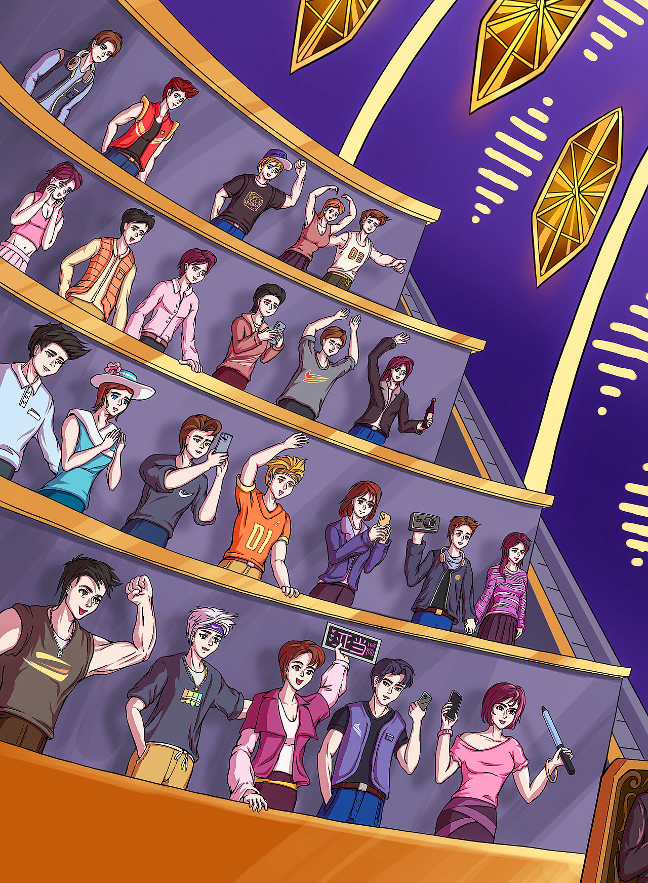 插画-亚当兰伯特(歌手2024)