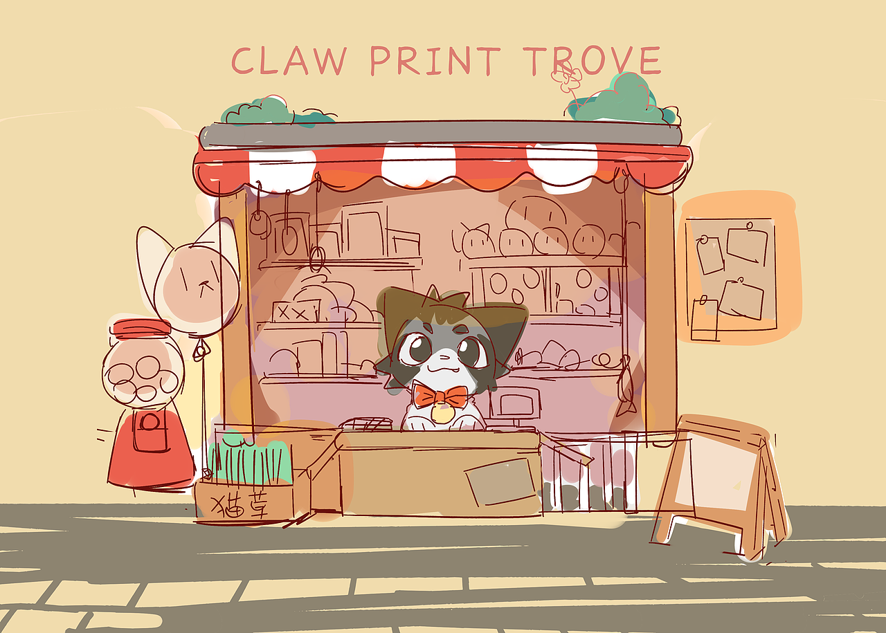 没错这就是原画,做得太过滑铲所以灵魂草稿就开始模了