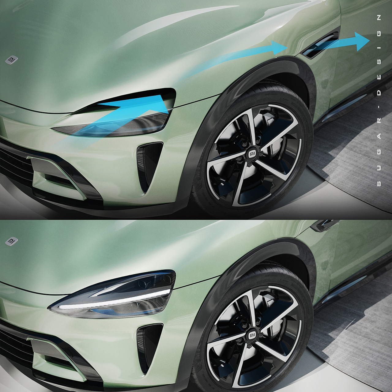 保时米变法拉米!小米SUV新车预览~