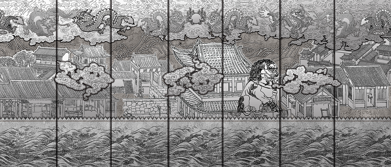 展会 茶博会 铝板版画（图ZMzczNjY0MzE2） - 商业空间设计 - 站酷设计师banban0326原创素材 - 站酷ZCOOL