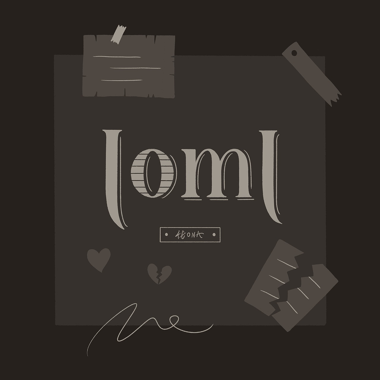 iPad Lettering NO.20 - Taylor Swift · TTPD（图ZMzczNjcwNTg4） - 字体/字形 - 站酷设计师TEONA_nuoR原创素材 - 站酷ZCOOL