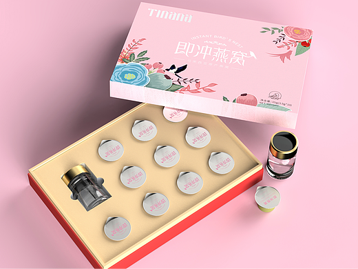 燕窝包装设计丨礼盒包装设计，即冲燕窝包装，礼盒设计
