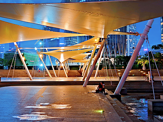 深圳人才公园夜景