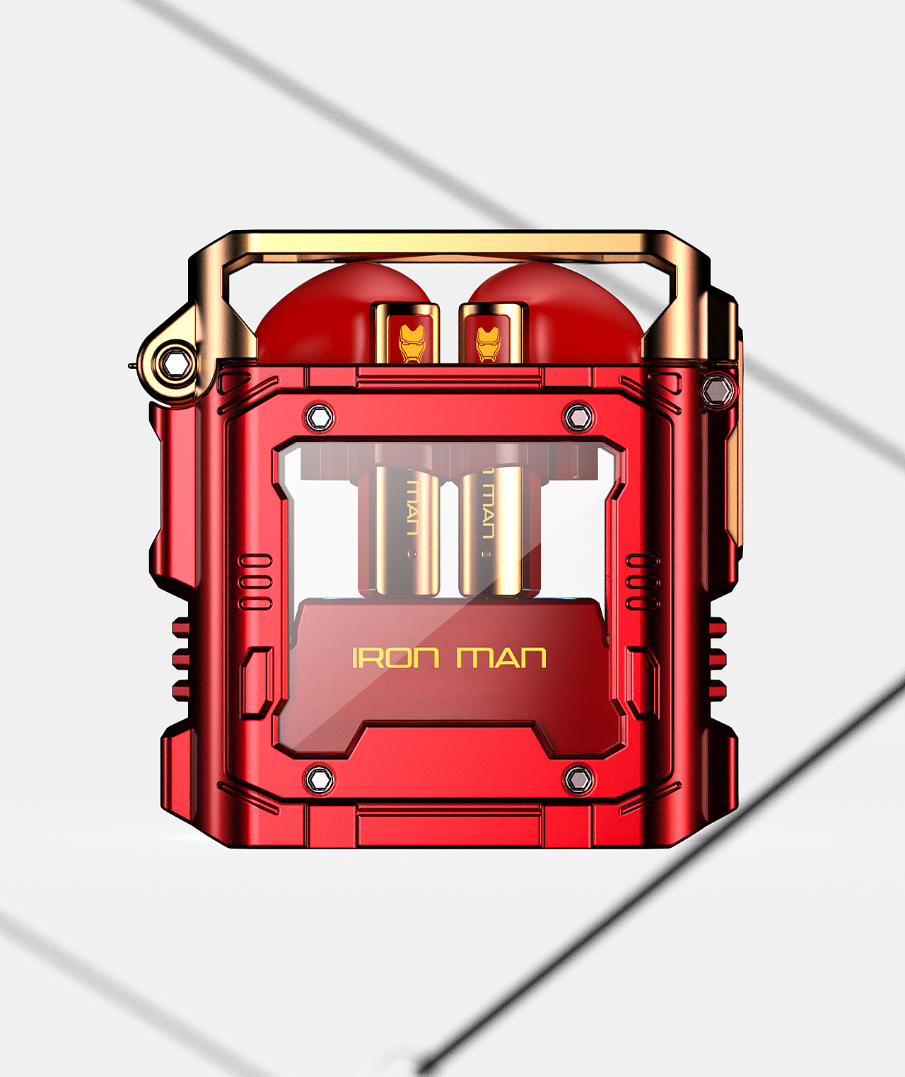 钢铁机甲蓝牙耳机（图ZMzczNzA3NjI4） - 电子产品 - 站酷设计师恐龙视觉原创素材 - 站酷ZCOOL