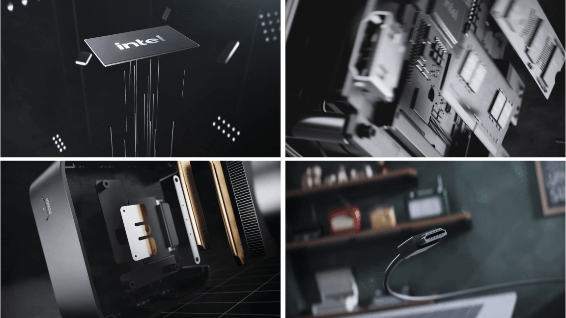 AOC Mini PC 产品渲染动画（图ZMzczNzA3OTMy） - 产品 - 站酷设计师零叁贰壹_原创素材 - 站酷ZCOOL