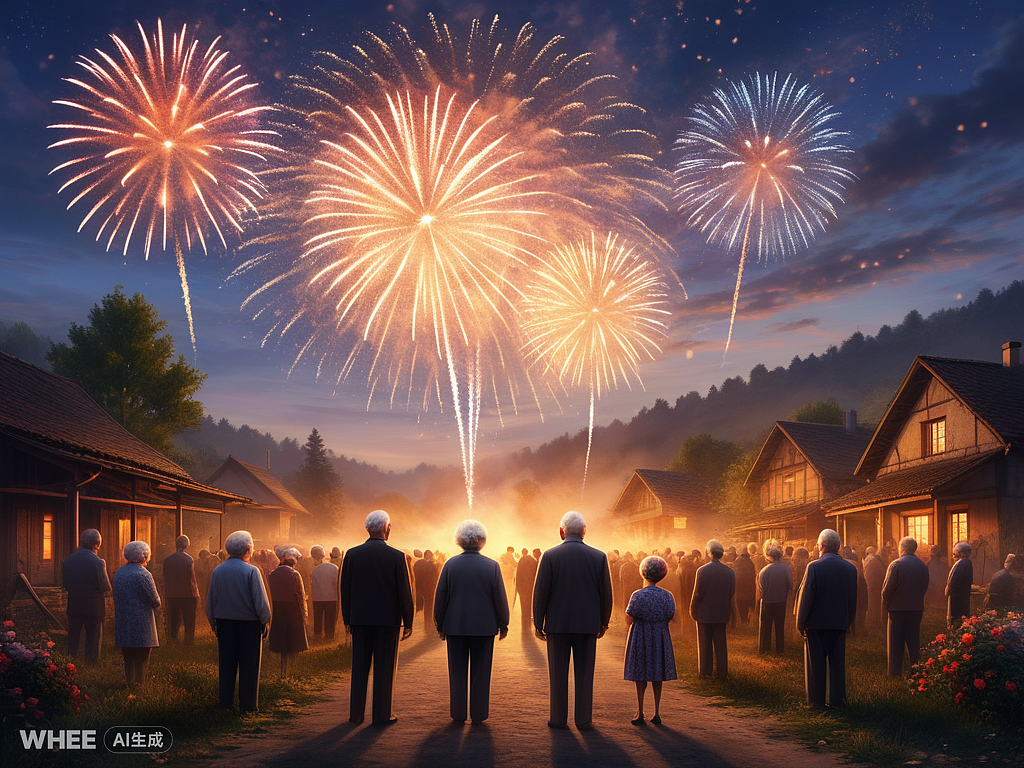 外婆葬礼上的漫天烟花