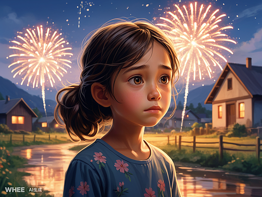 外婆葬礼上的漫天烟花