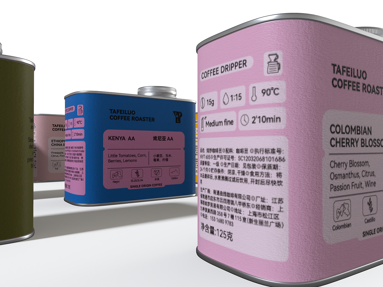 TFL COFFEE PACKAGE DESIGN