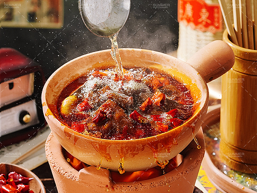 肥十三砂锅菜（个人主页-ZNjkxMzEyNzY=） - 美食摄影 - 站酷设计师夏天吃不下了原创素材 - 站酷ZCOOL